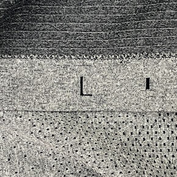 Lululemon Metal Vent Tech Shirt Mens Large Gray Henley Long Sleeve - Picture 2 of 11